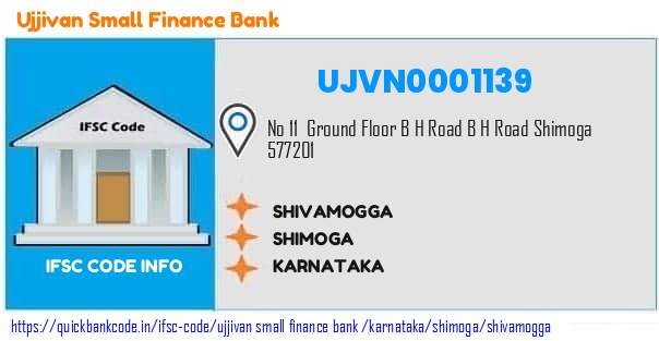 Ujjivan Small Finance Bank Shivamogga UJVN0001139 IFSC Code
