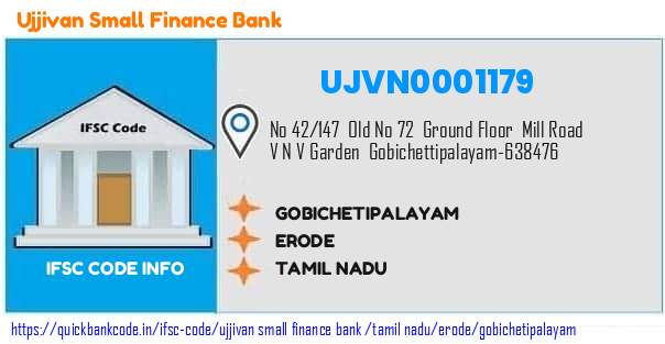 Ujjivan Small Finance Bank Gobichetipalayam UJVN0001179 IFSC Code