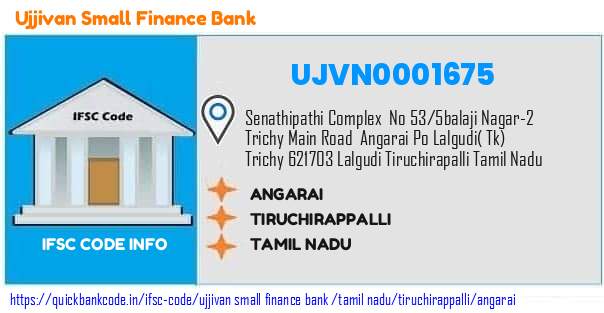 Ujjivan Small Finance Bank Angarai UJVN0001675 IFSC Code