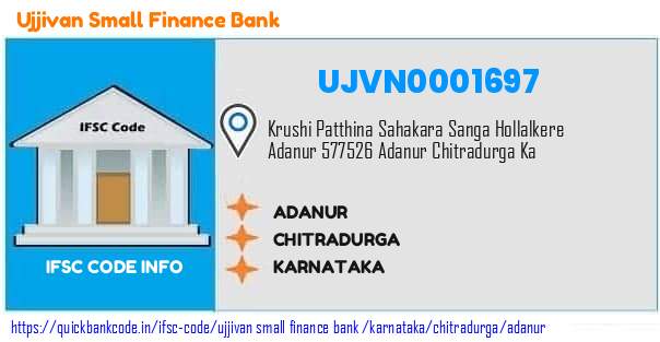 Ujjivan Small Finance Bank Adanur UJVN0001697 IFSC Code