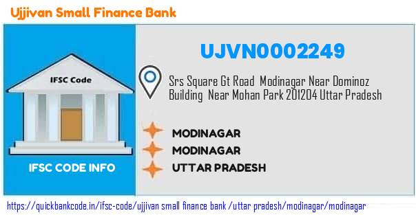 Ujjivan Small Finance Bank Modinagar UJVN0002249 IFSC Code
