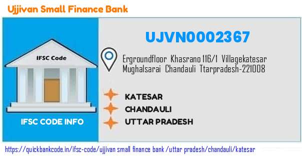 Ujjivan Small Finance Bank Katesar UJVN0002367 IFSC Code