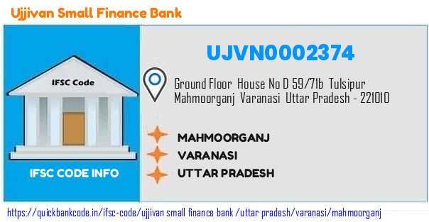 Ujjivan Small Finance Bank Mahmoorganj UJVN0002374 IFSC Code