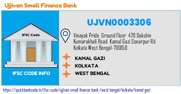 Ujjivan Small Finance Bank Kamal Gazi UJVN0003306 IFSC Code