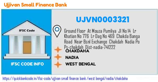 Ujjivan Small Finance Bank Chakdaha UJVN0003321 IFSC Code