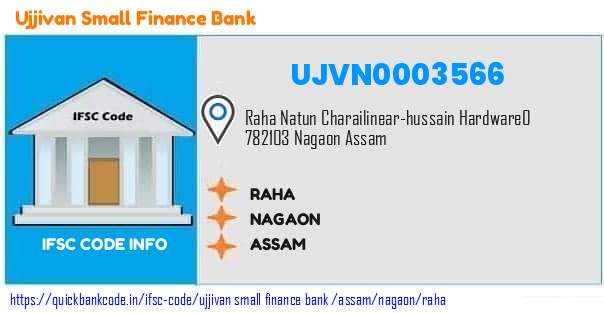 Ujjivan Small Finance Bank Raha UJVN0003566 IFSC Code
