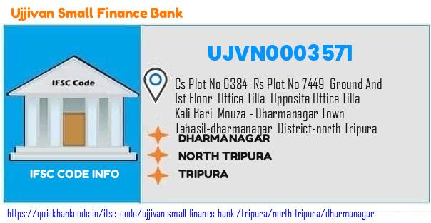 Ujjivan Small Finance Bank Dharmanagar UJVN0003571 IFSC Code