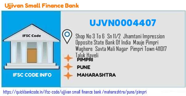 Ujjivan Small Finance Bank Pimpri UJVN0004407 IFSC Code