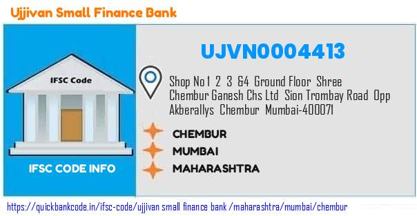 Ujjivan Small Finance Bank Chembur UJVN0004413 IFSC Code
