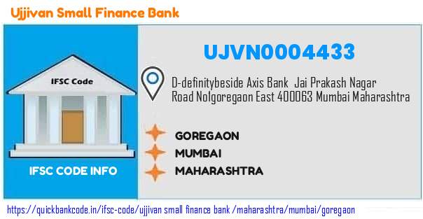 UJVN0004433 Ujjivan Small Finance Bank. GOREGAON