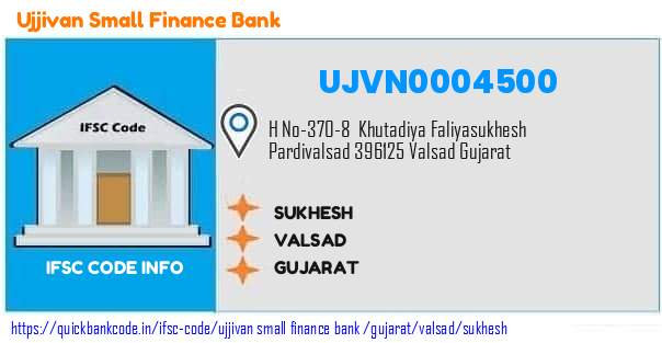 Ujjivan Small Finance Bank Sukhesh UJVN0004500 IFSC Code