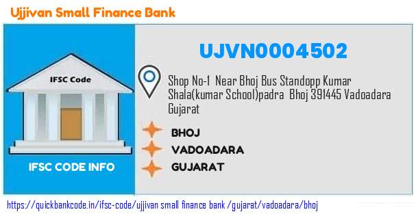 UJVN0004502 Ujjivan Small Finance Bank. Bhoj