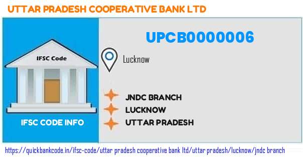 Uttar Pradesh Cooperative Bank Jndc Branch UPCB0000006 IFSC Code