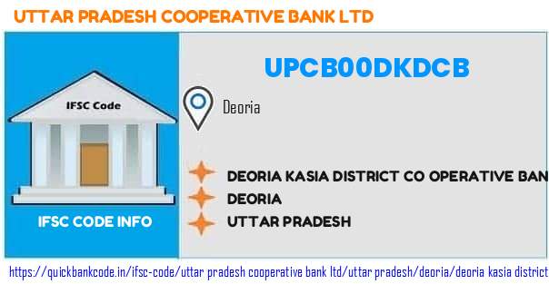 Uttar Pradesh Cooperative Bank Deoria Kasia District Co Operative Bank  UPCB00DKDCB IFSC Code