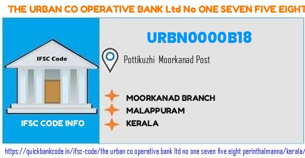 URBN0000B18 Urban Co-operative Bank Perinthalmanna. MOORKANAD BRANCH