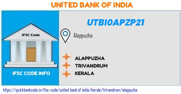 United Bank of India Alappuzha UTBI0APZP21 IFSC Code