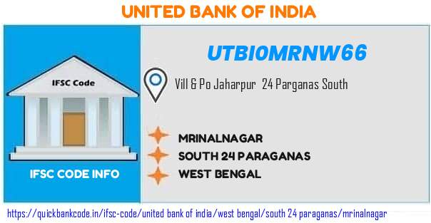 United Bank of India Mrinalnagar UTBI0MRNW66 IFSC Code