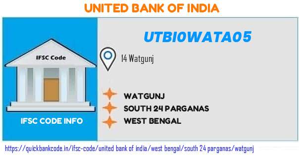 United Bank of India Watgunj UTBI0WATA05 IFSC Code
