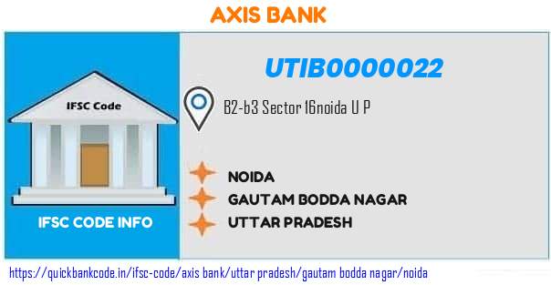 Axis Bank Noida UTIB0000022 IFSC Code