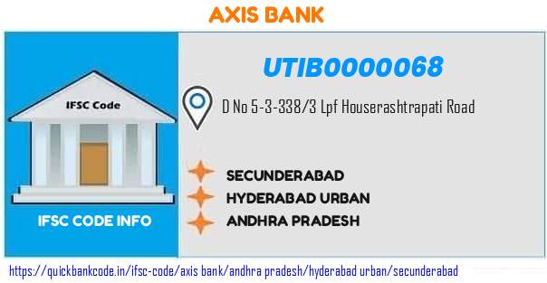 Axis Bank Secunderabad UTIB0000068 IFSC Code
