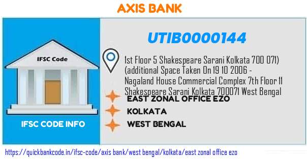 Axis Bank East Zonal Office Ezo UTIB0000144 IFSC Code