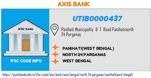 Axis Bank Panihatiwest Bengal UTIB0000437 IFSC Code