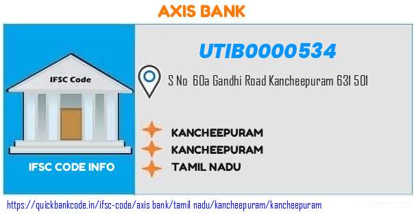 Axis Bank Kancheepuram UTIB0000534 IFSC Code