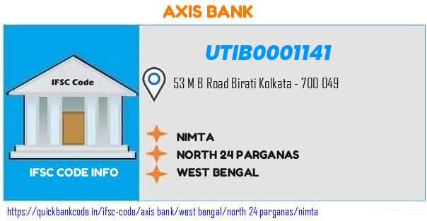 Axis Bank Nimta UTIB0001141 IFSC Code