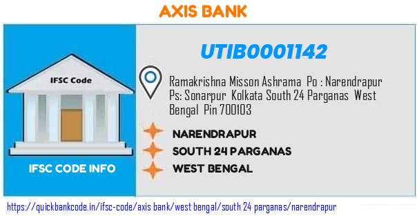 Axis Bank Narendrapur UTIB0001142 IFSC Code