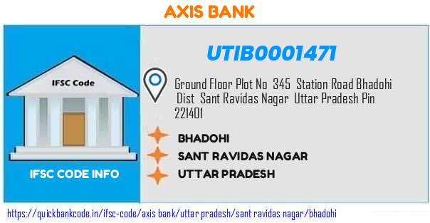 Axis Bank Bhadohi UTIB0001471 IFSC Code