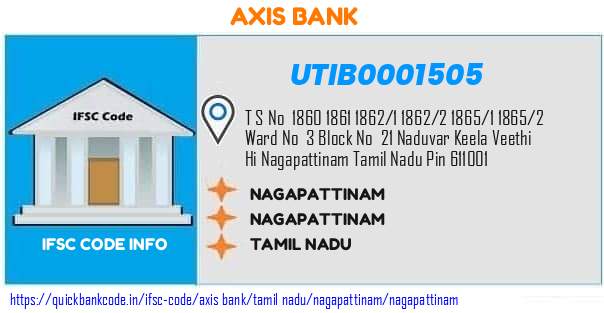 Axis Bank Nagapattinam UTIB0001505 IFSC Code
