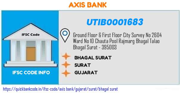 Axis Bank Bhagal Surat UTIB0001683 IFSC Code