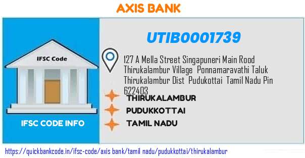 Axis Bank Thirukalambur UTIB0001739 IFSC Code