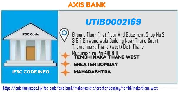 UTIB0002169 Axis Bank. TEMBHI NAKA-THANE WEST