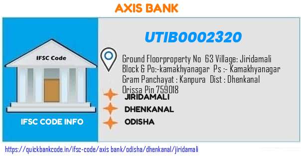 Axis Bank Jiridamali UTIB0002320 IFSC Code