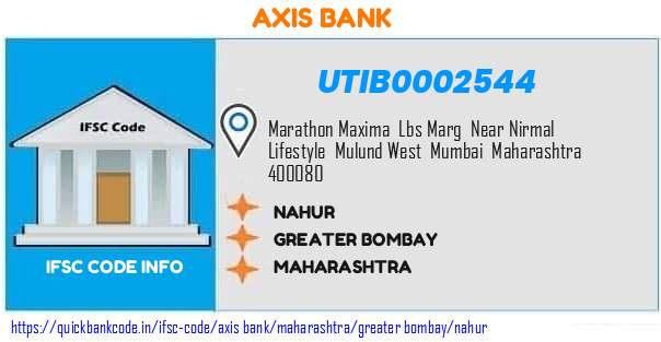 UTIB0002544 Axis Bank. NAHUR