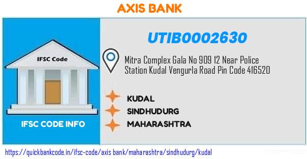 UTIB0002630 Axis Bank. KUDAL