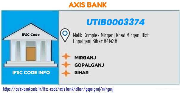 Axis Bank Mirganj UTIB0003374 IFSC Code