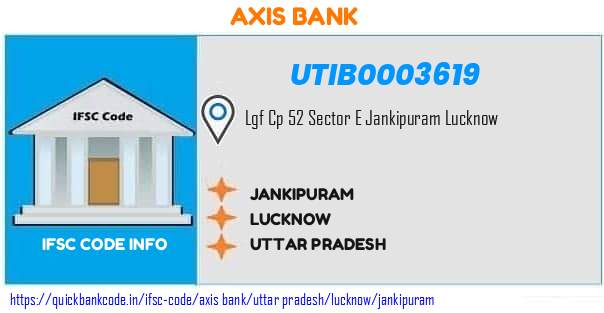 Axis Bank Jankipuram UTIB0003619 IFSC Code