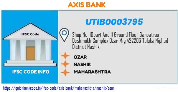 Axis Bank Ozar UTIB0003795 IFSC Code