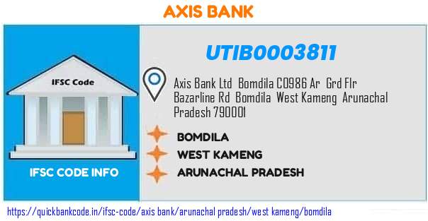 Axis Bank Bomdila UTIB0003811 IFSC Code