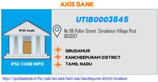 UTIB0003845 Axis Bank. SIRUDAMUR