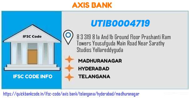 Axis Bank Madhuranagar UTIB0004719 IFSC Code