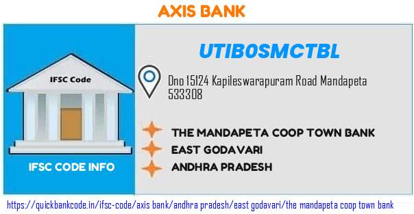 Axis Bank The Mandapeta Coop Town Bank UTIB0SMCTBL IFSC Code