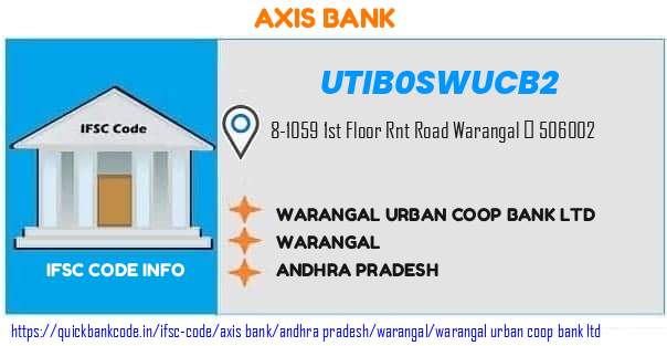 UTIB0SWUCB2 Axis Bank. WARANGAL URBAN COOP BANK LTD