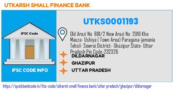 Utkarsh Small Finance Bank Dildarnagar UTKS0001193 IFSC Code