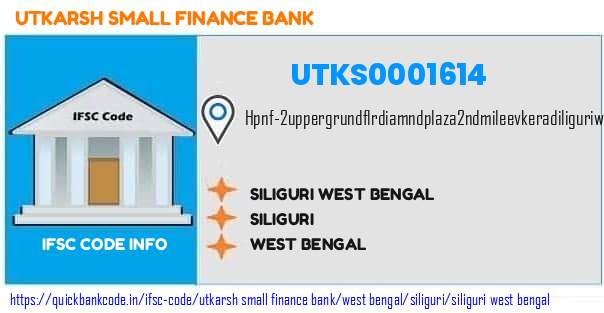 Utkarsh Small Finance Bank Siliguri West Bengal UTKS0001614 IFSC Code
