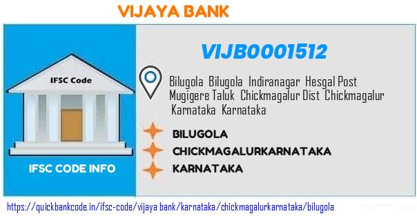 Vijaya Bank Bilugola VIJB0001512 IFSC Code