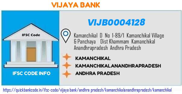 Vijaya Bank Kamanchikal VIJB0004128 IFSC Code