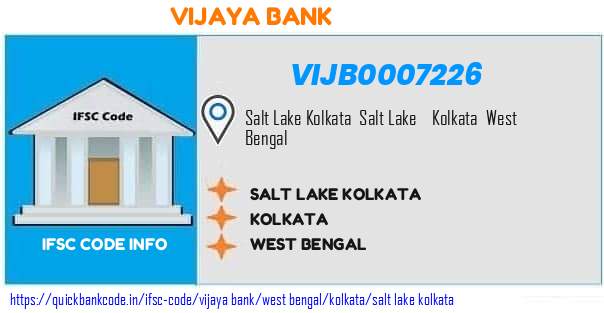Vijaya Bank Salt Lake Kolkata VIJB0007226 IFSC Code